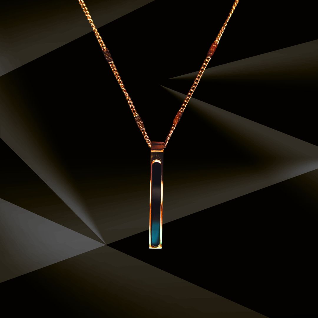 Minimalist Vertical Bar Pendant Necklace for Women | Daily & Party Wear Jewelry