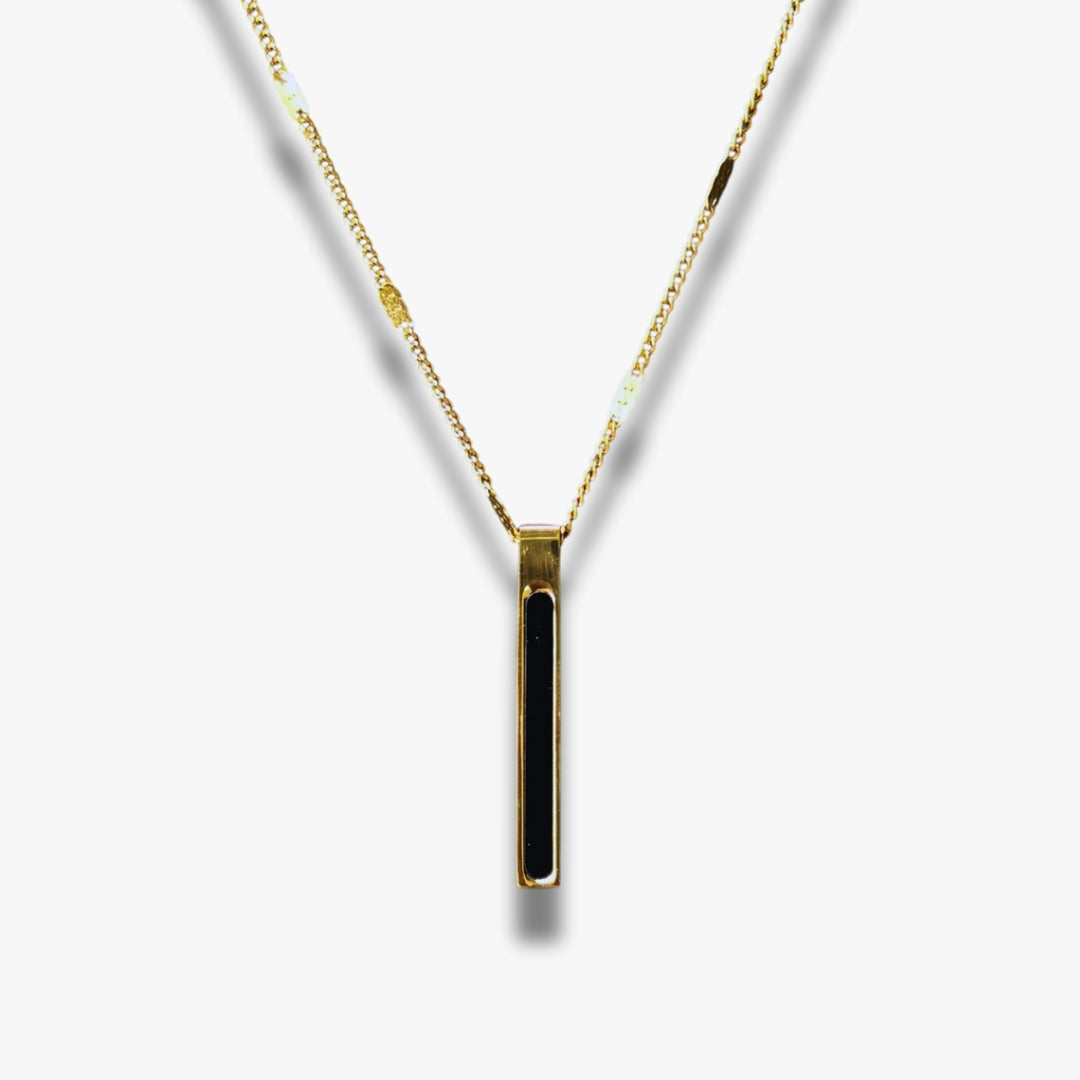 Minimalist Vertical Bar Pendant Necklace for Women | Daily & Party Wear Jewelry