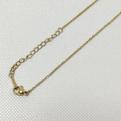 Heart Pendant Necklace – Gold Plated with Sparkling Stones