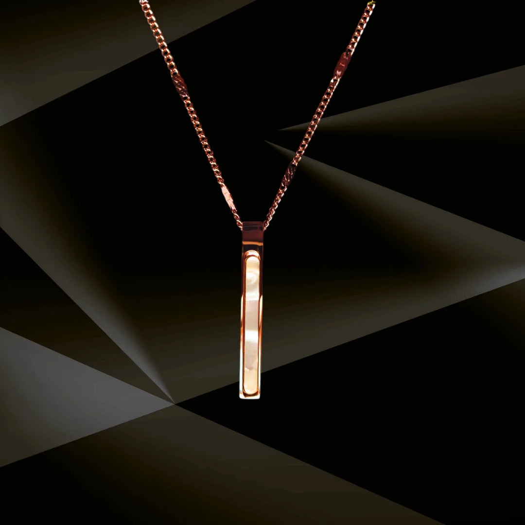 Minimalist Vertical Bar Pendant Necklace for Women | Daily & Party Wear Jewelry
